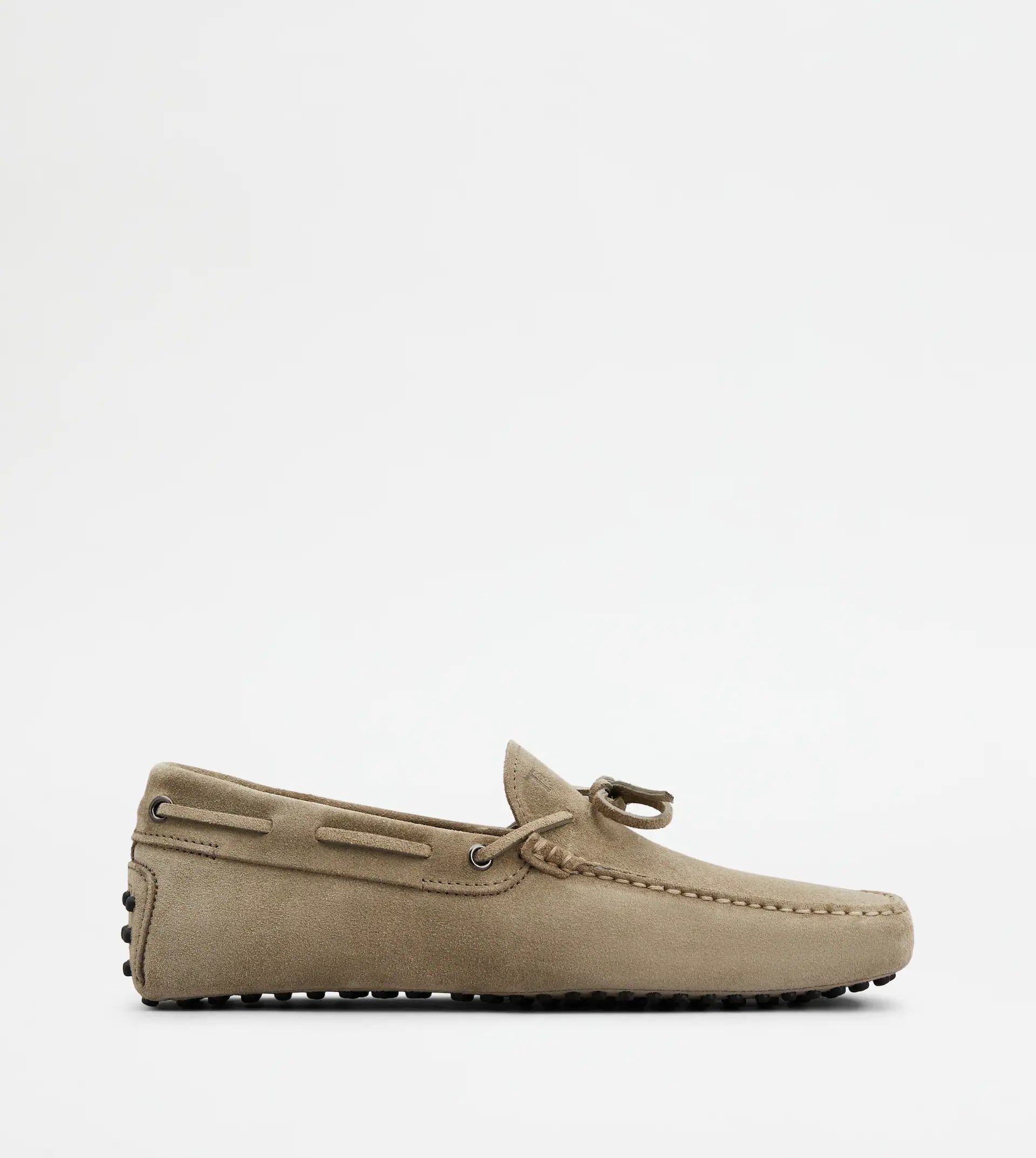 GOMMINO DRIVING SHOES IN SUEDE - BEIGE - 1