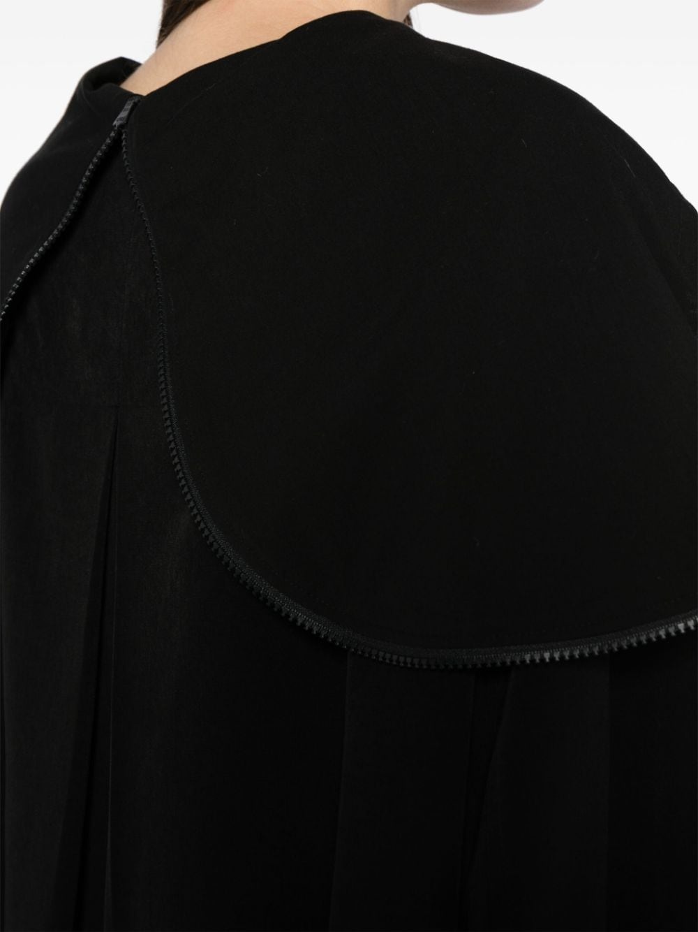 oversize-collar jacket - 5