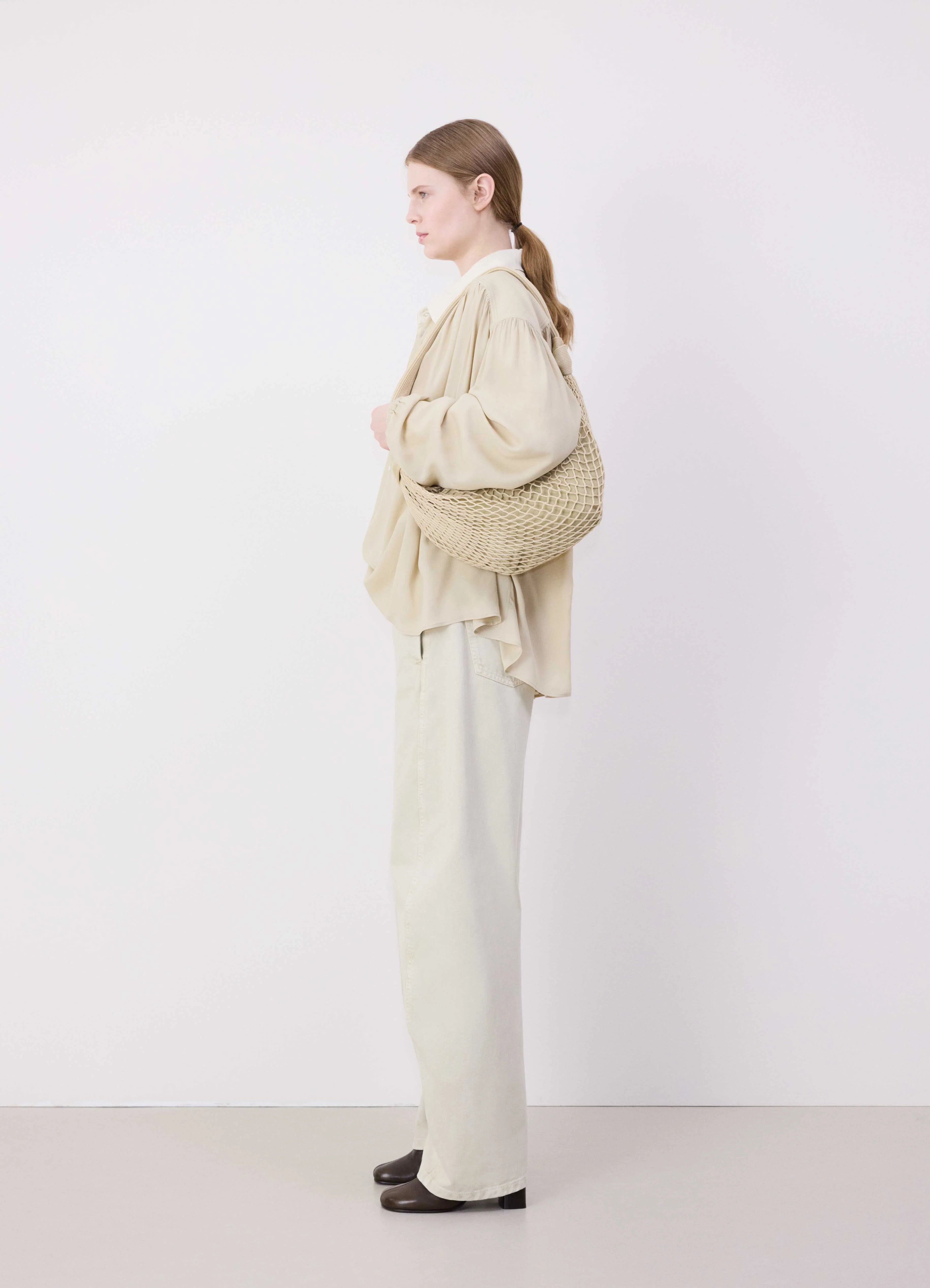 Lemaire FORTUNE CROISSANT FILT BAG | REVERSIBLE