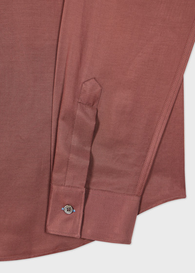 Paul Smith Brown Cotton-Viscose Blend Long Sleeve Shirt outlook