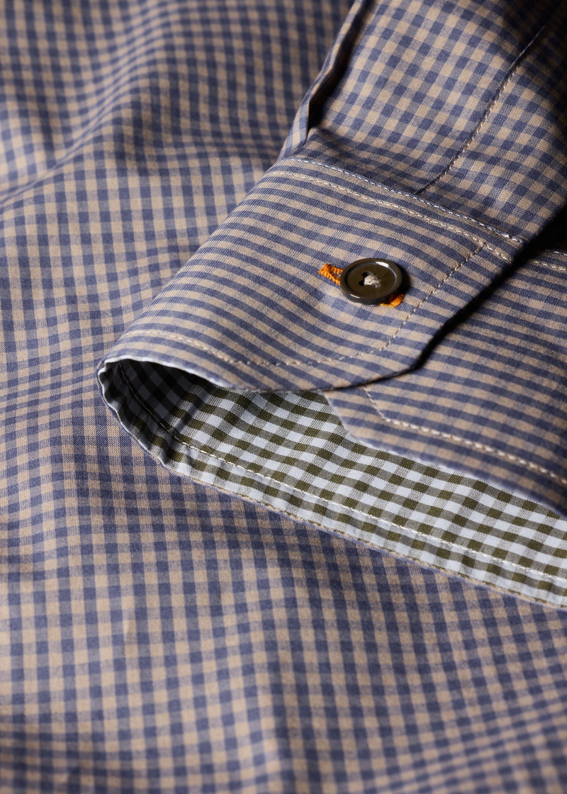 Paul Smith Regular-Fit Blue Gingham Shirt outlook