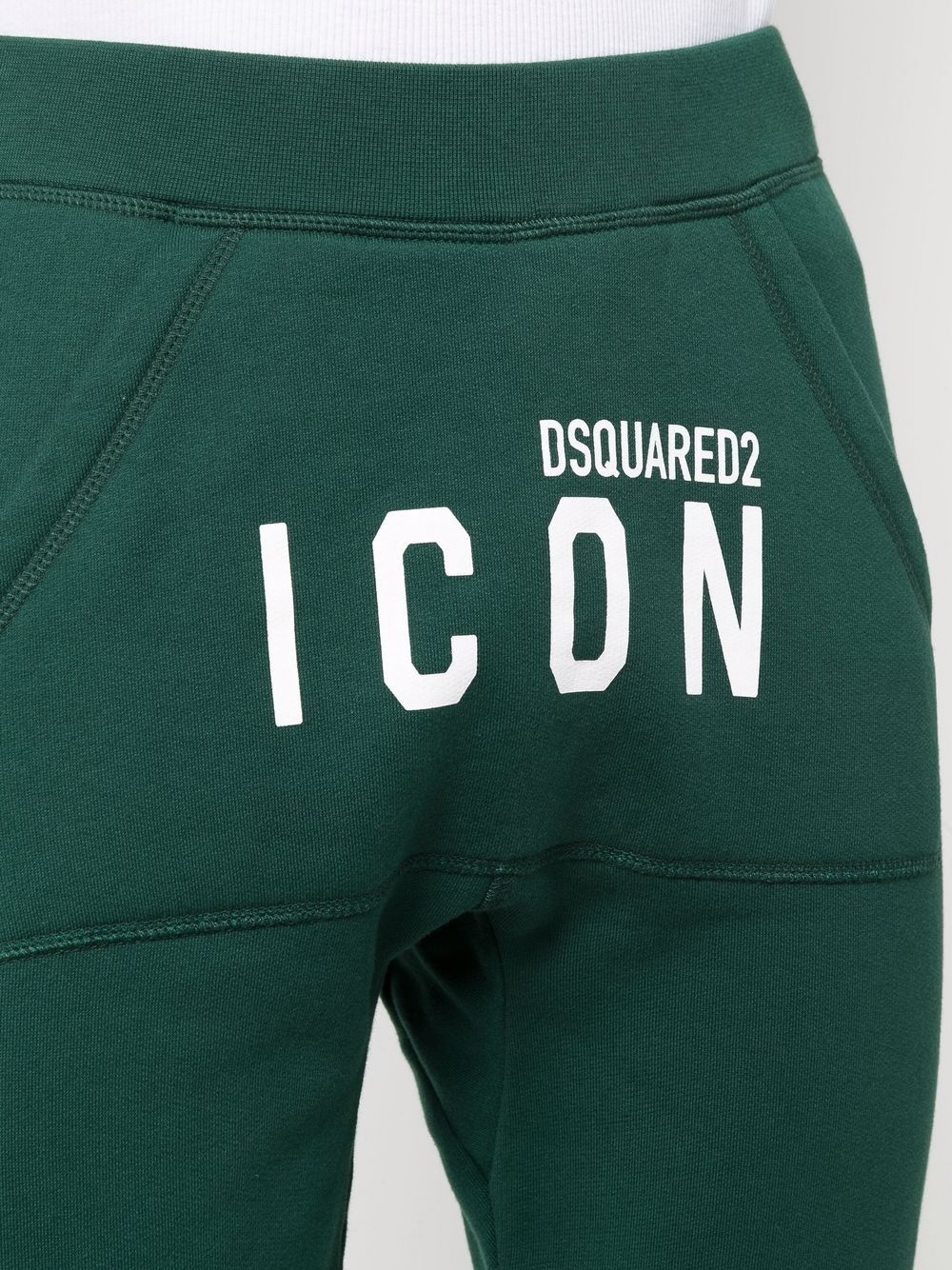 cropped Icon-print track pants - 5