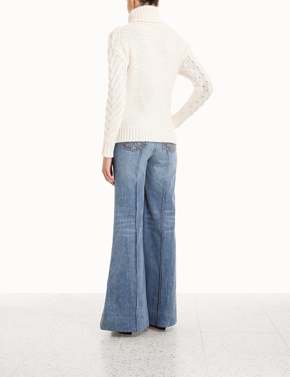 KALEIDOSCOPE ROLL NECK SWEATER - 4