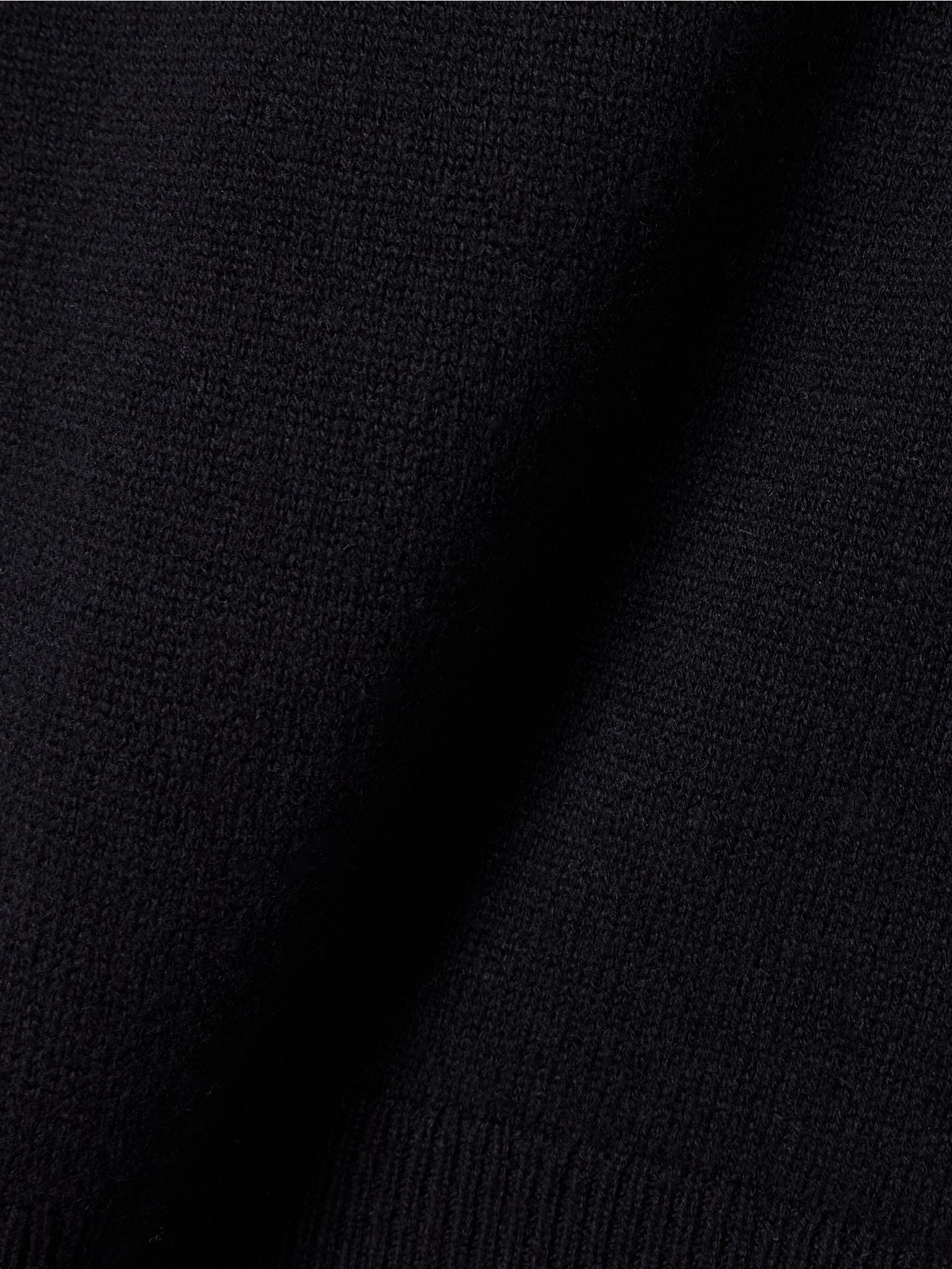 Venus cropped cashmere sweater Navy - 5