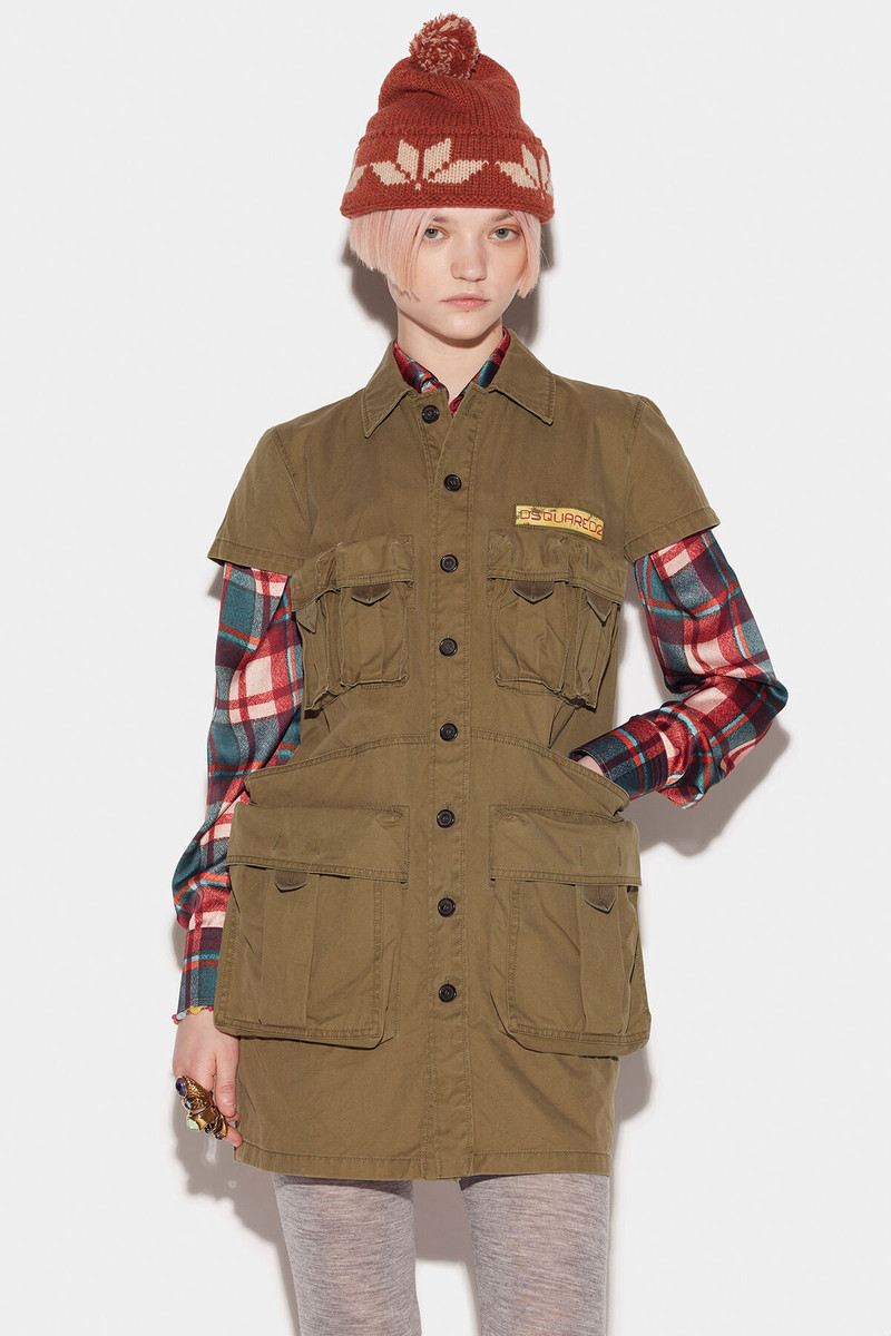 SHORT-SLEEVE CARGO DRESS 3