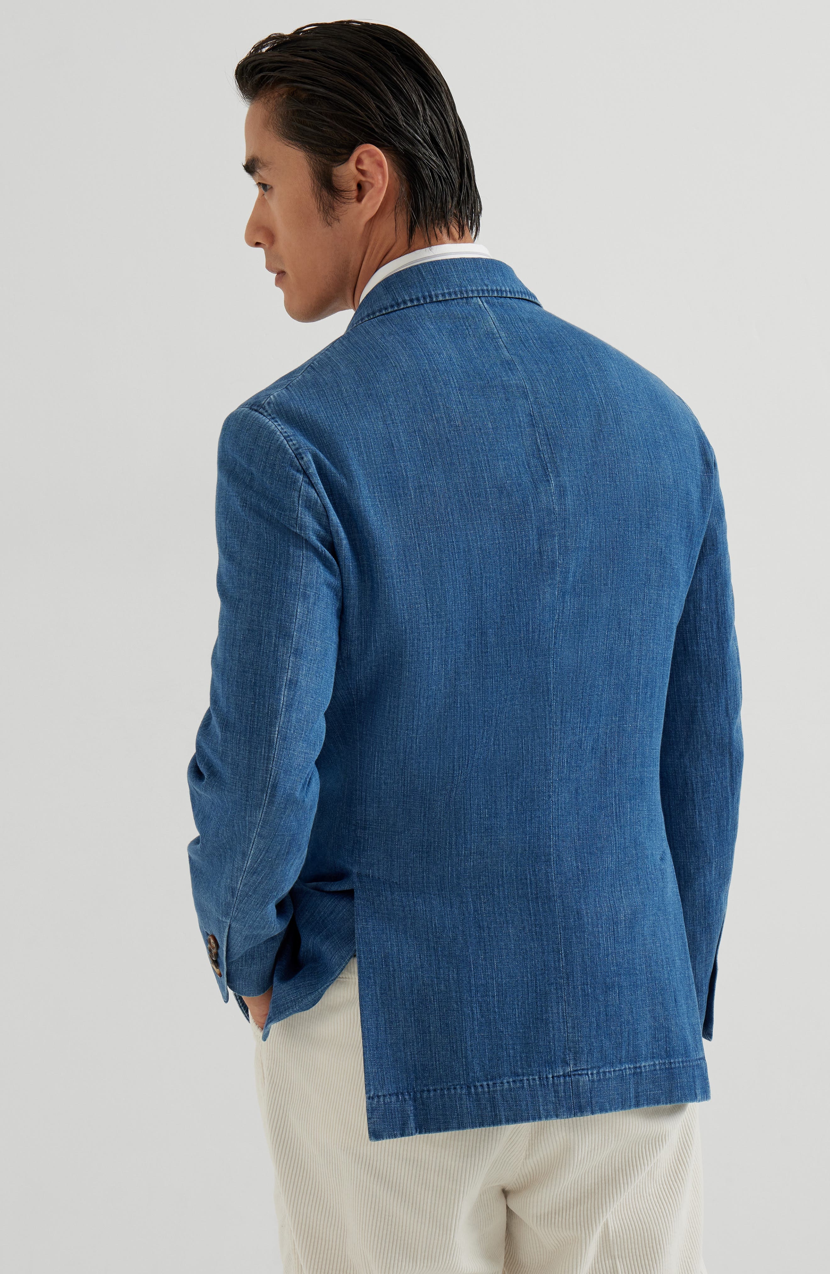 Brunello Cucinelli Denim blazer in Medium Denim at Nordstrom - 3