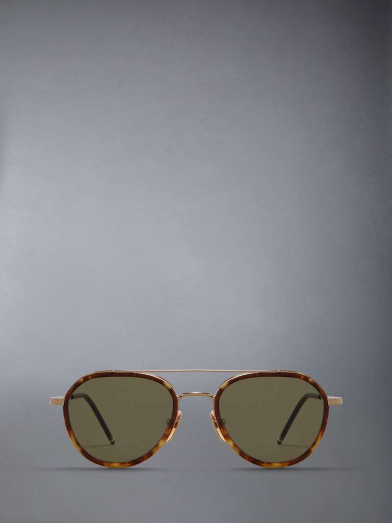 Acetate And Titanium Aviator Sunglasses 1