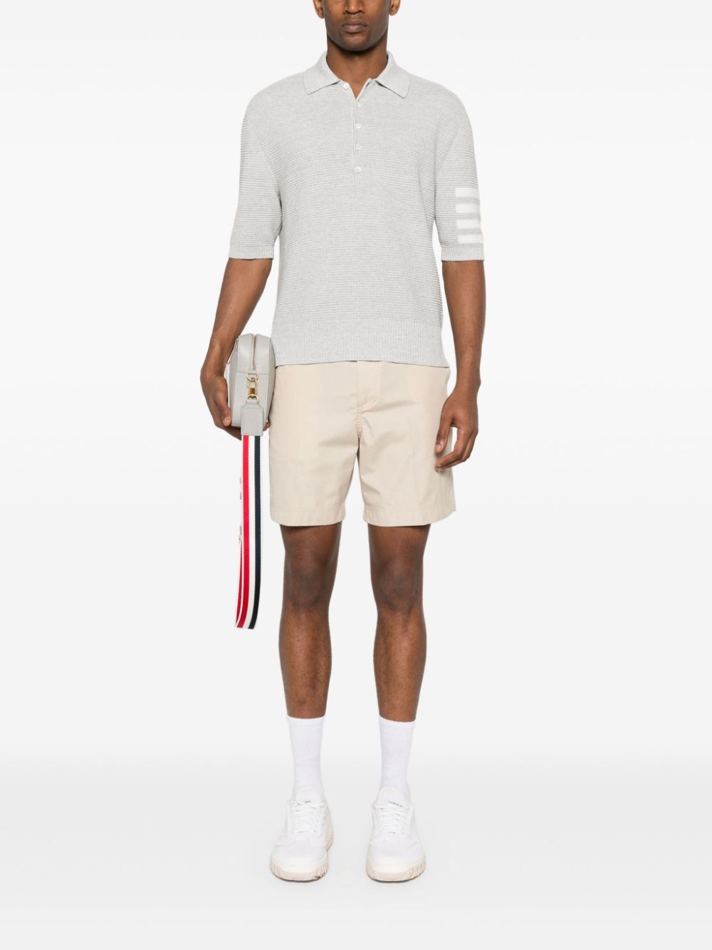4-Bar knitted polo shirt - 2