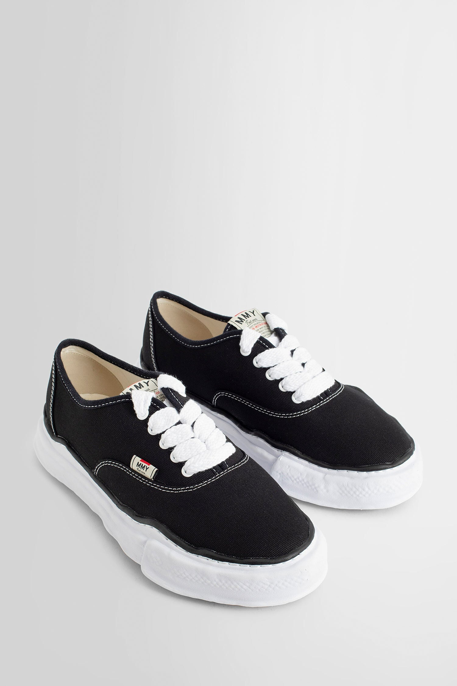 MAISON MIHARA YASUHIRO UNISEX BLACK SNEAKERS - 7