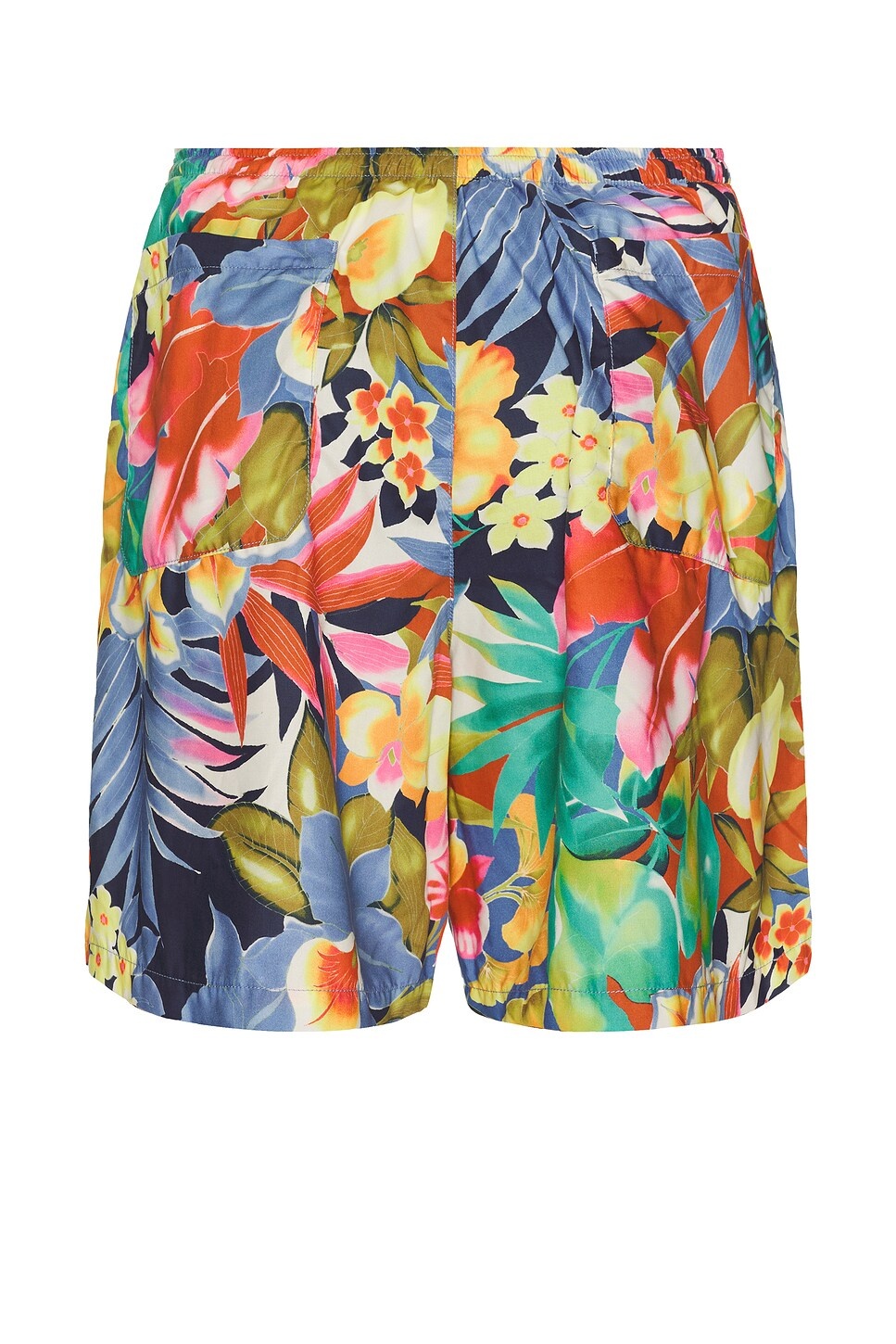 Gym Shorts Tropical Pattern Print - 2