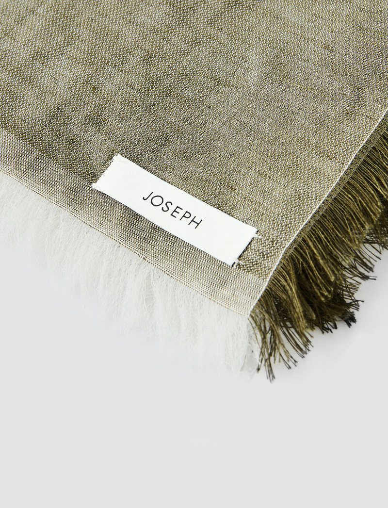 JOSEPH Fern Linen Blend Scarf outlook