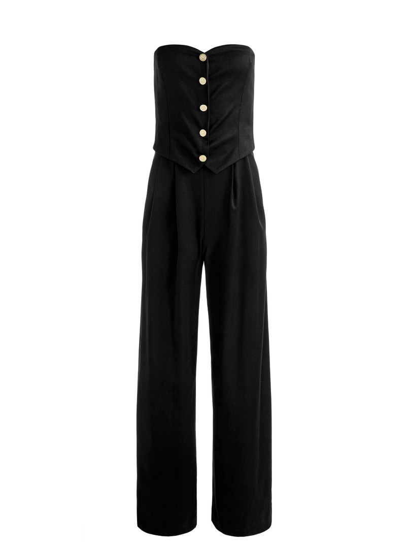 KELCEY STRAPLESS WOOL JUMPSUIT 1