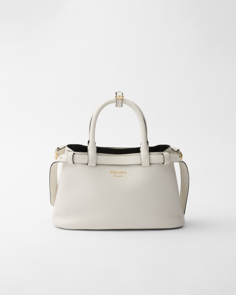 Prada Buckle small leather handbag with double belt - 1