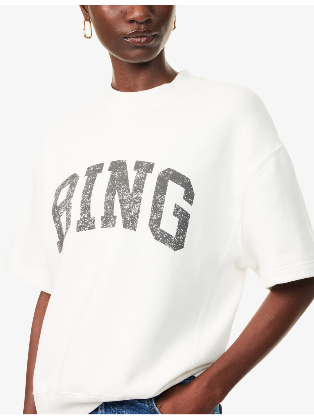 Jay Short-Sleeves Cotton-Jersey Sweatshirt - 5