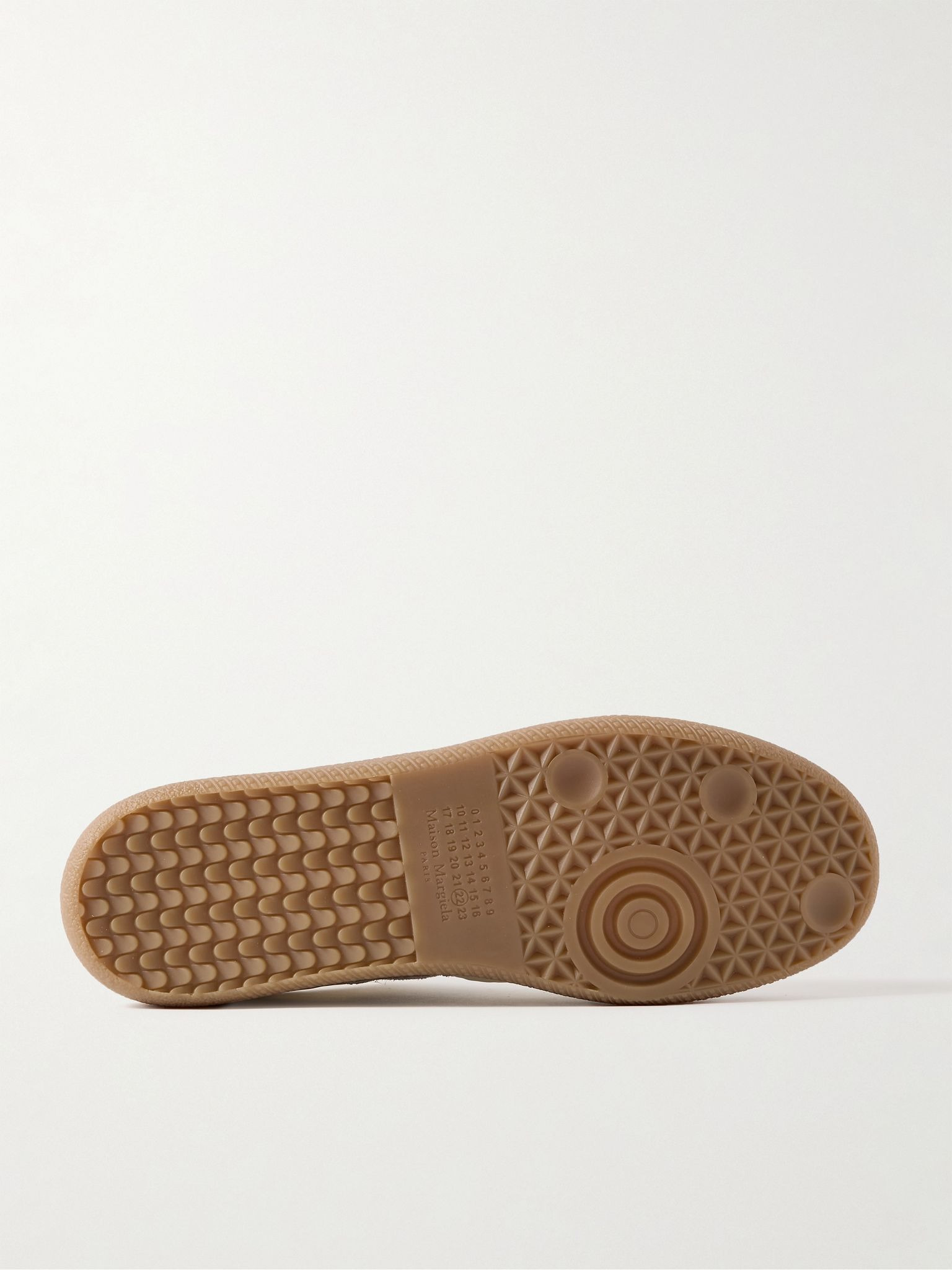 Replica Shell and Suede Sneakers Neutral - 3