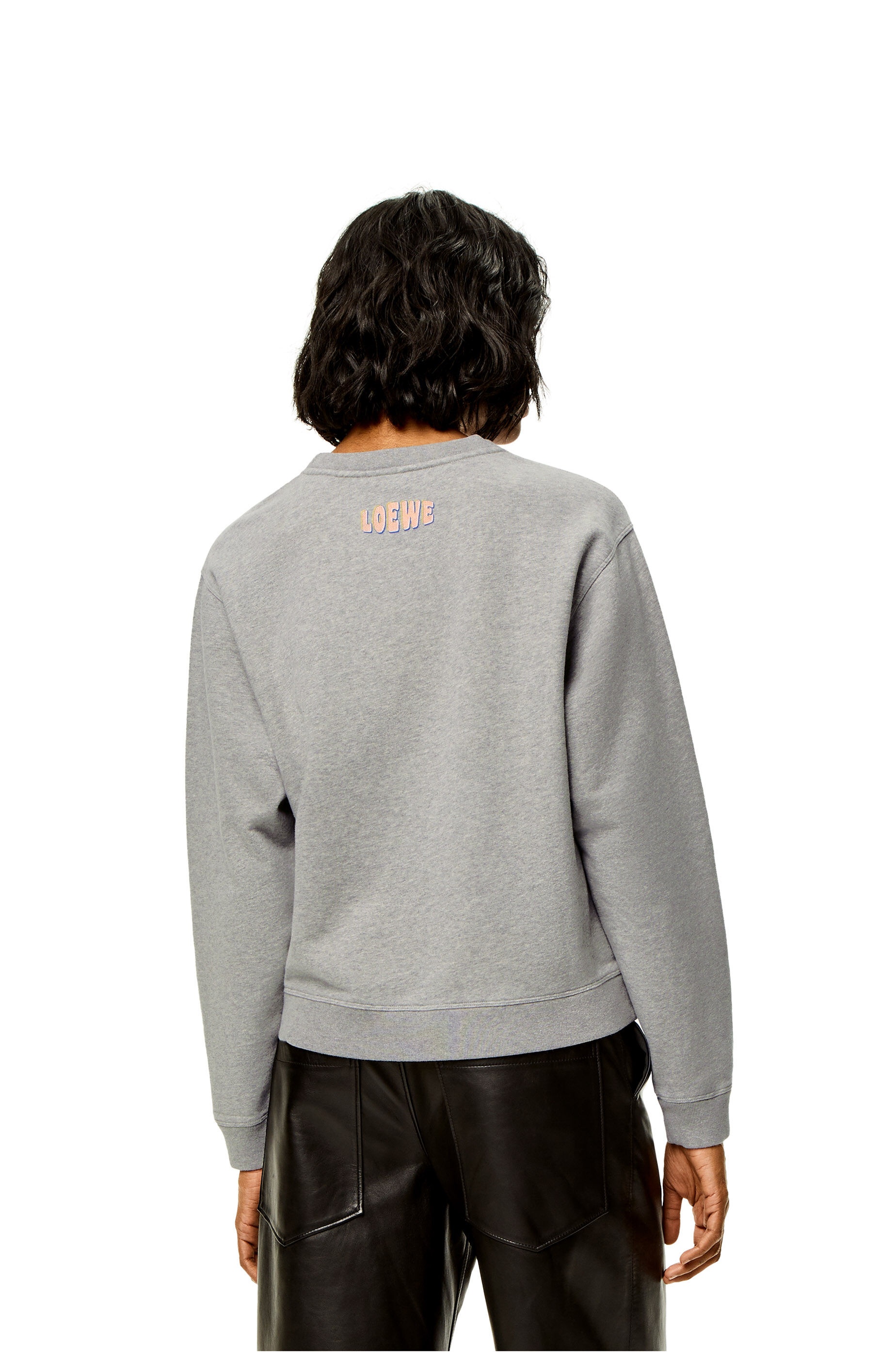 Oysters print sweatshirt in cotton - 4