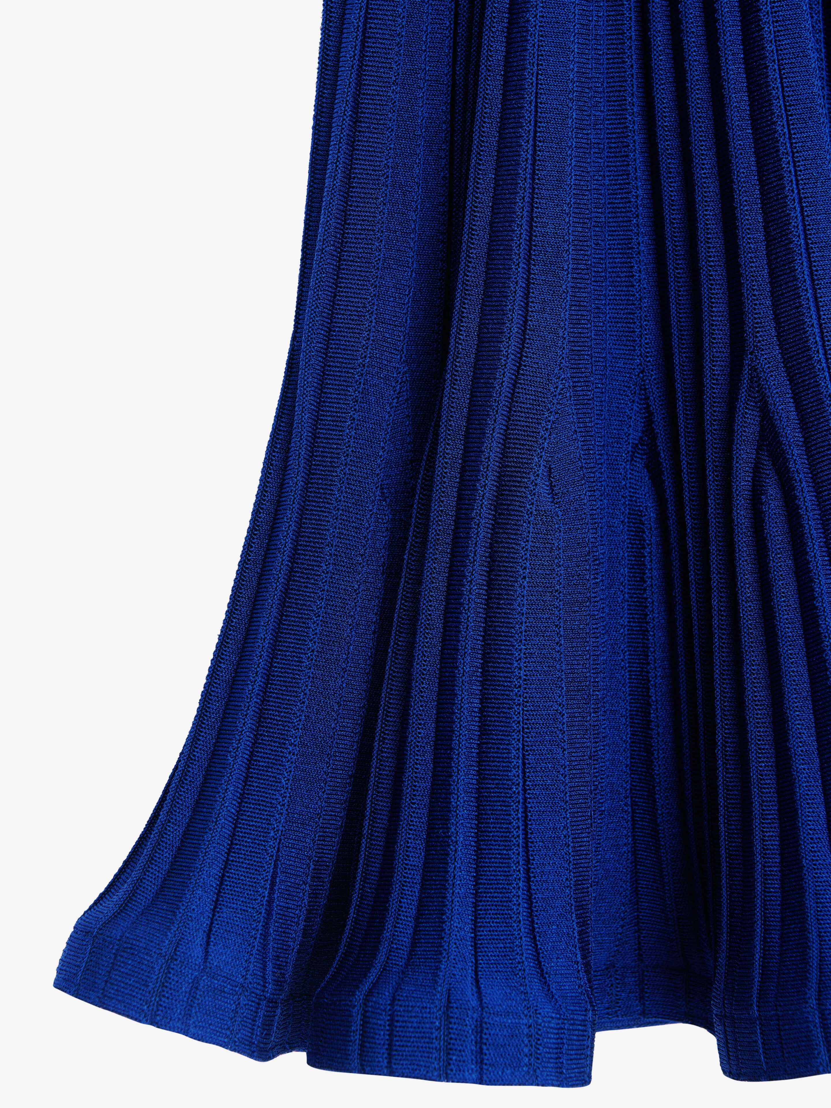 DRESS IN VISCOSE KNIT WITH FLOUNCE - 6