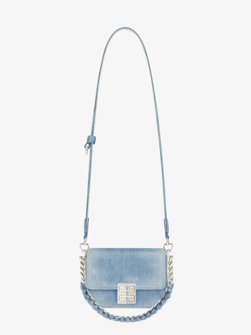 SMALL 4G BAG IN DENIM WITH CHAIN 3