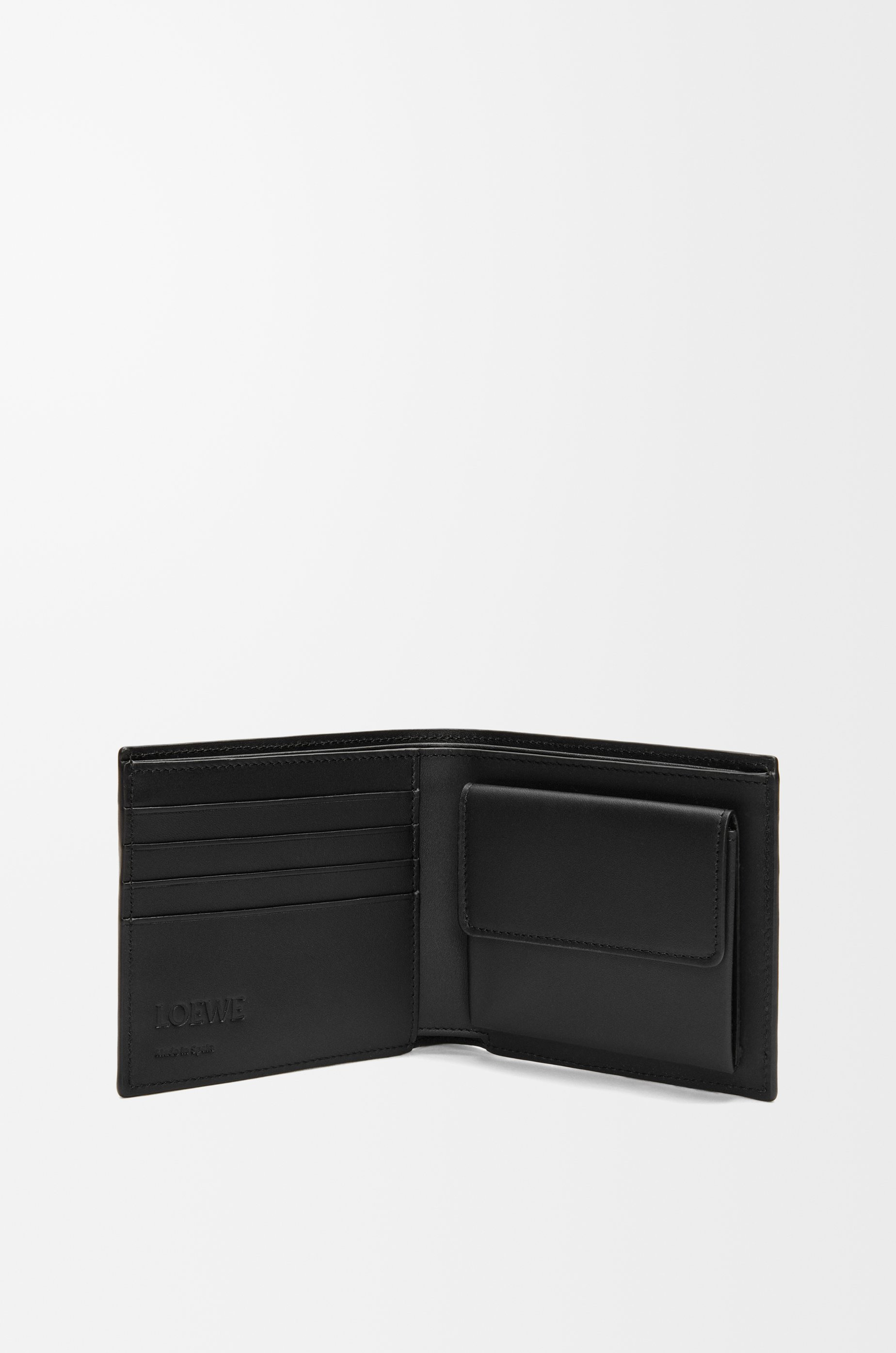 Bifold coin wallet in satin calfskin - 2