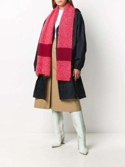 Golden Goose stripe panel scarf outlook