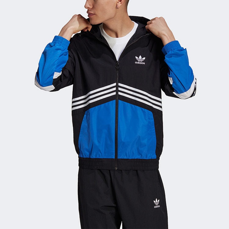 adidas originals MENS TGP Windbreaker Moto Cross-country Tat Jacket Black HA4741 - 2