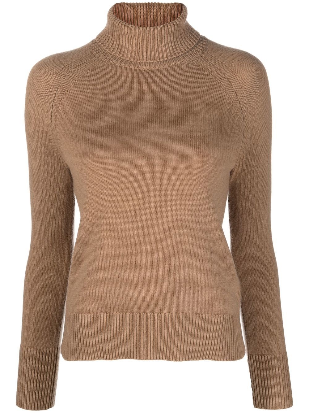wool-cashmere roll-neck jumper - 1