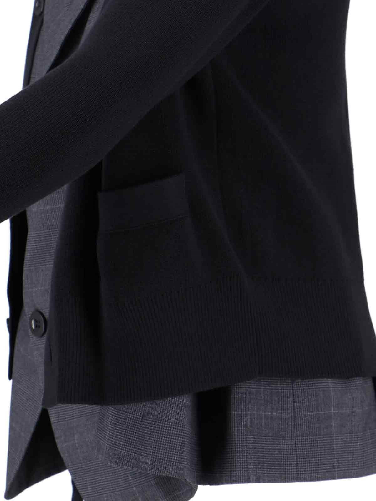 DOUBLE LAYER CARDIGAN - 4