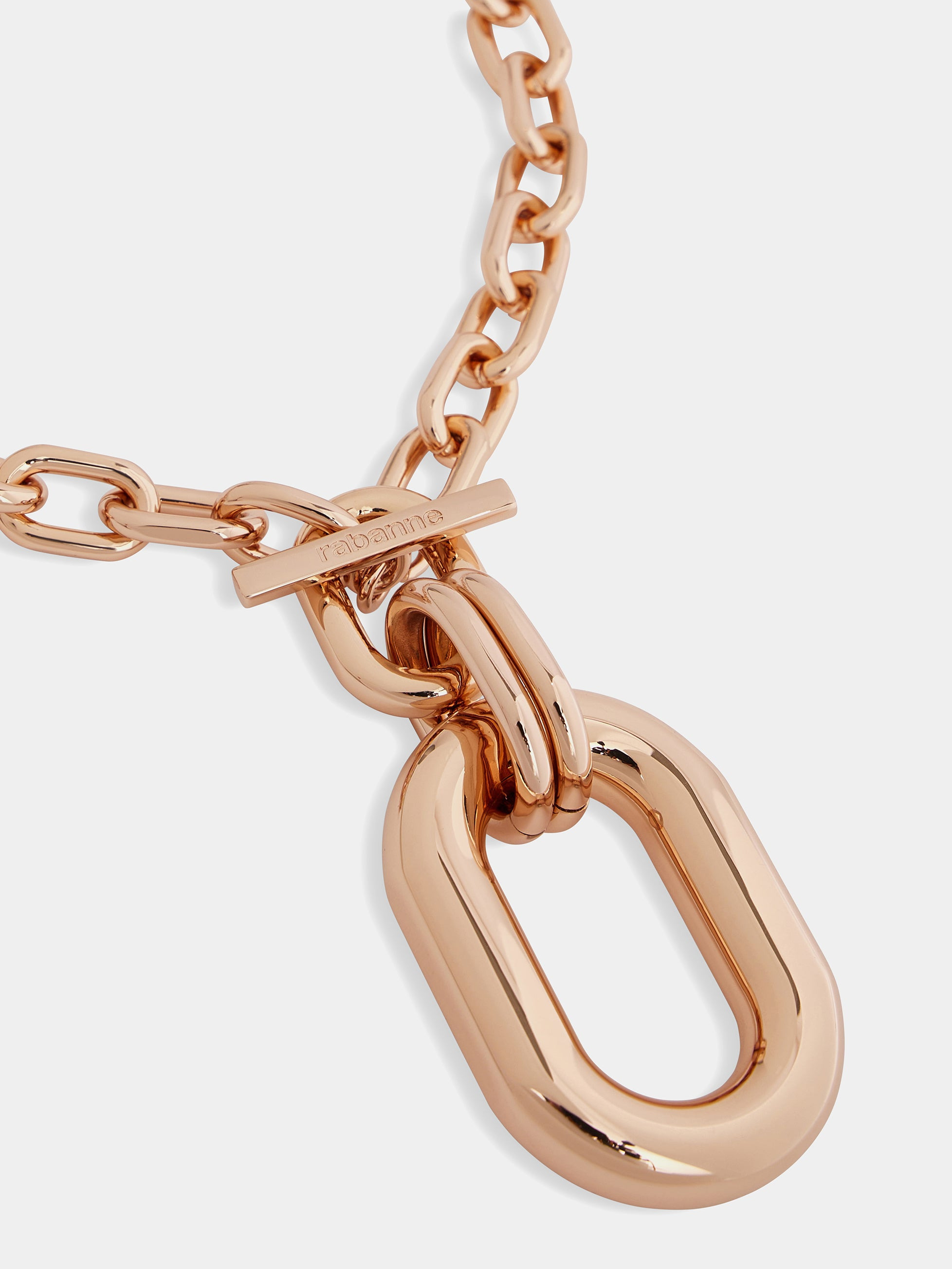 ROSE GOLD XL LINK NECKLACE - 4