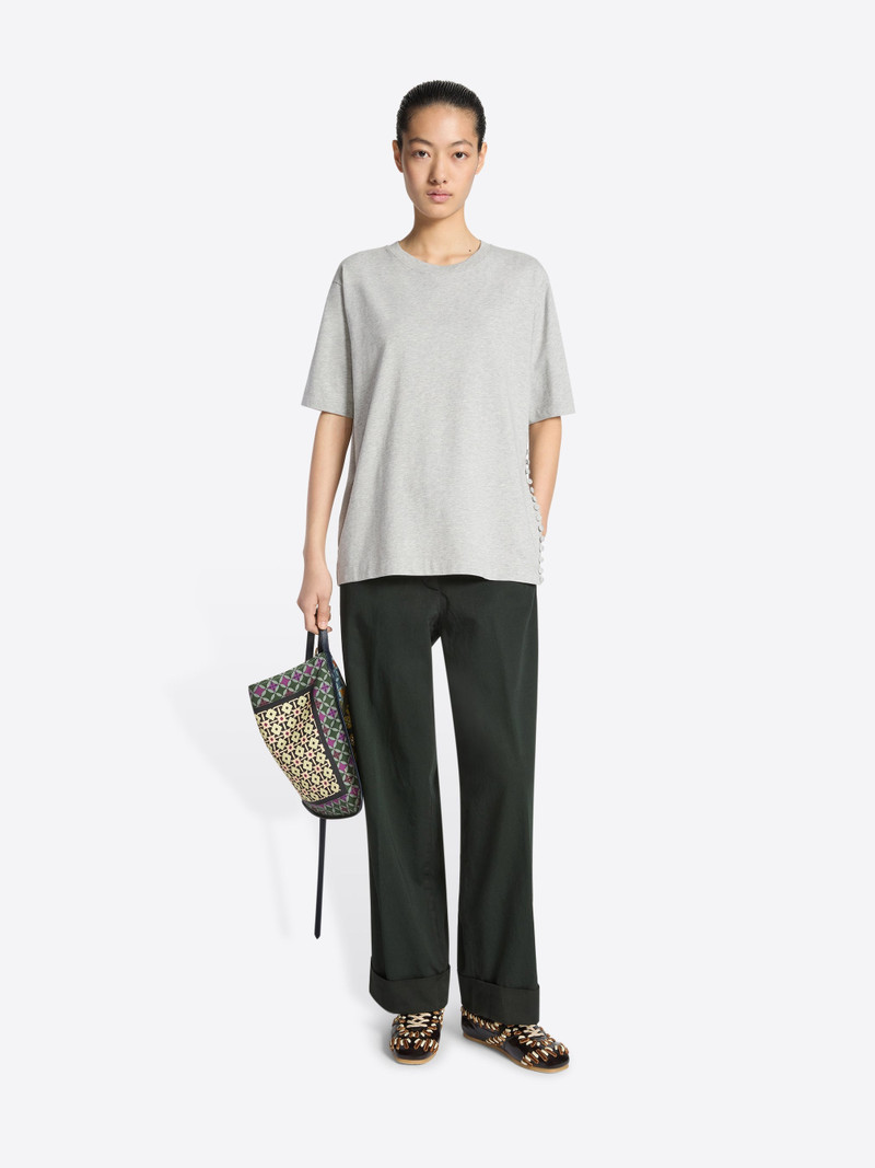 Dries Van Noten BUTTONED COTTON TEE outlook
