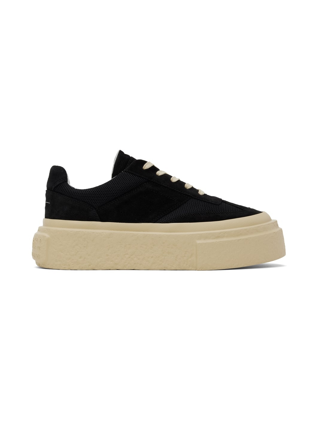 Black Gambetta Lace-Up Platform Sneakers - 1