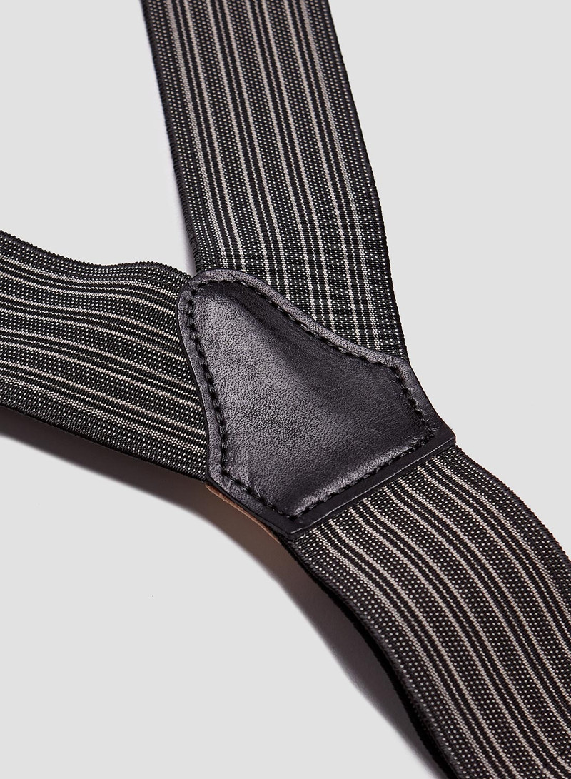 Adjustable Costume Classic Braces Stripe Black 5