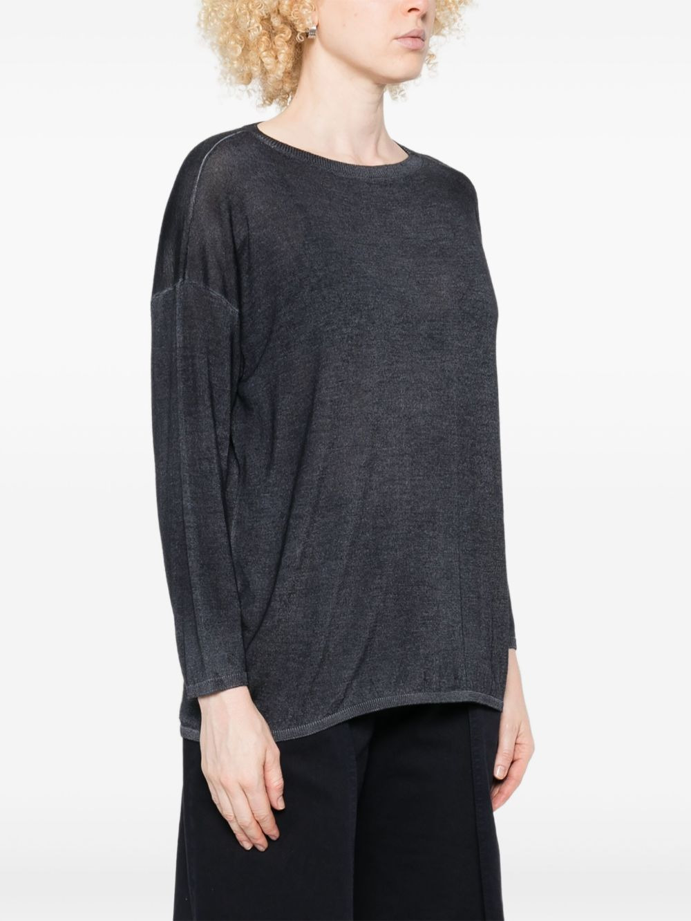 three-quarter sleeve sweater - 3