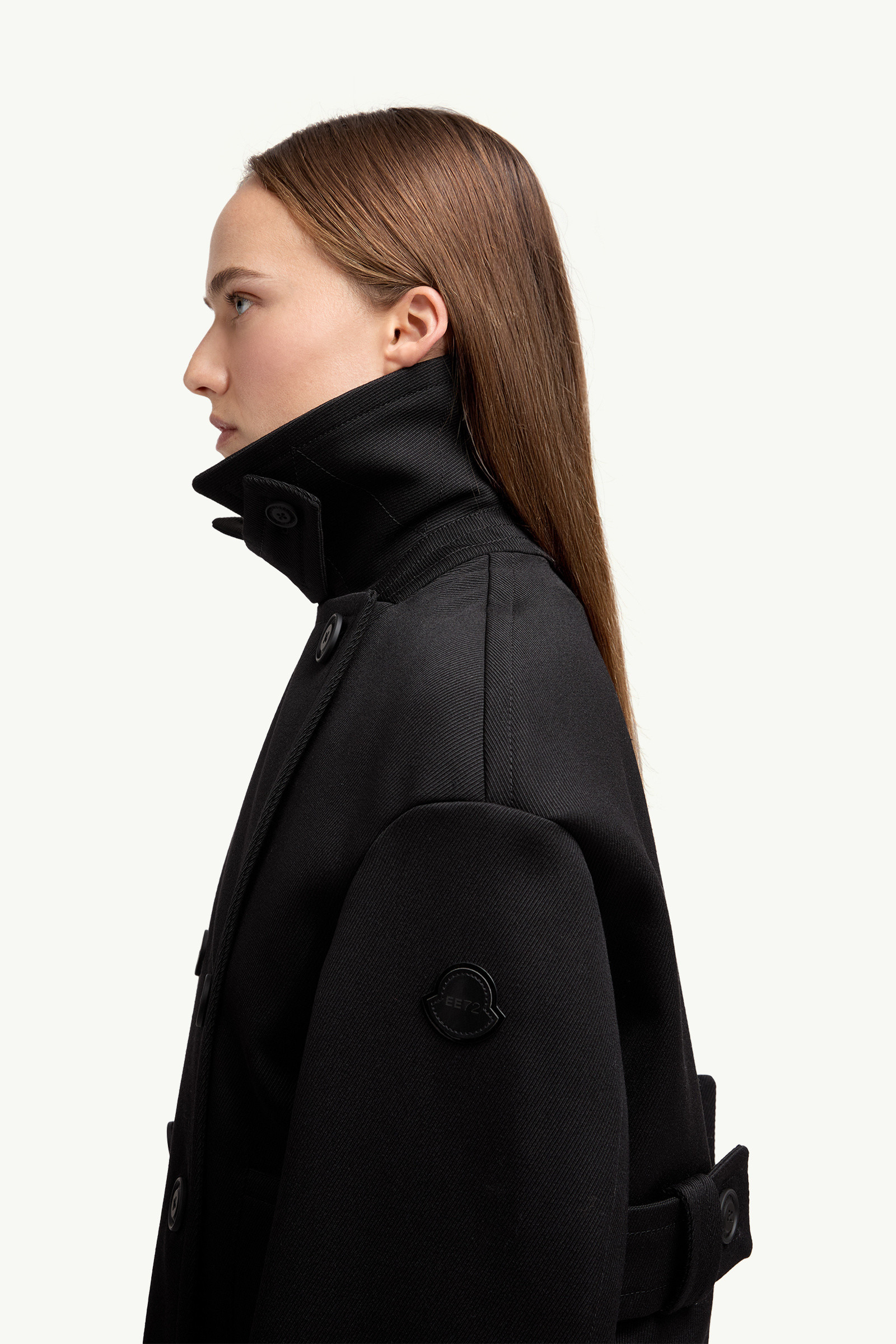Moncler x EE72 by Edward Enninful Maysak Wool Short Down Jacket - 4