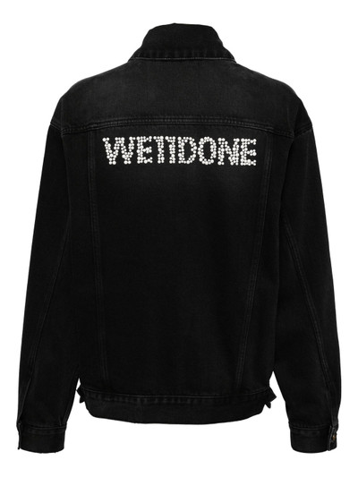 We11done Black Pearl Logo Regular-Fit Blouson outlook