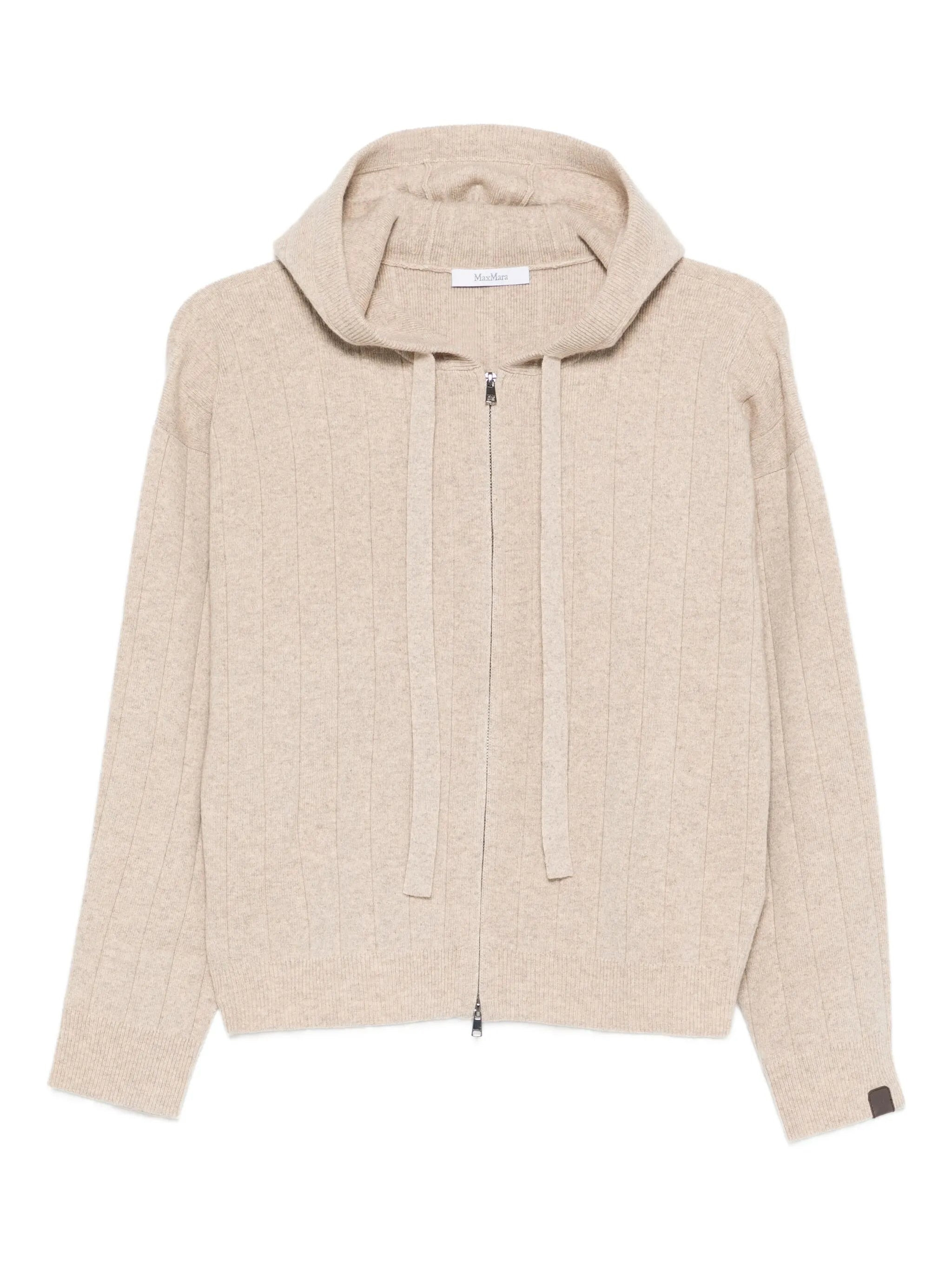 Max Mara Ribbed Knit Hoodie - 1