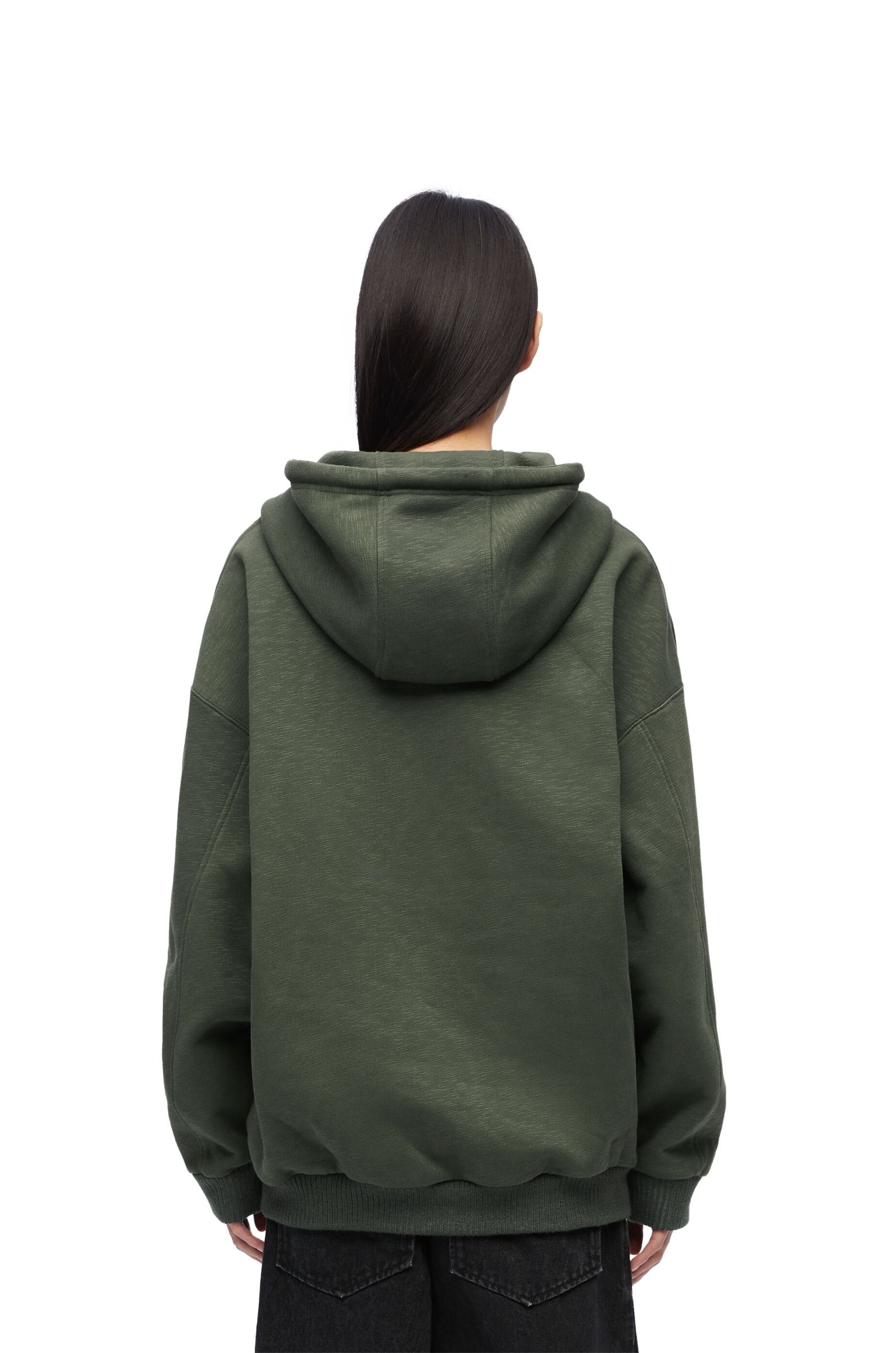 Zip-up hoodie in cotton - 4