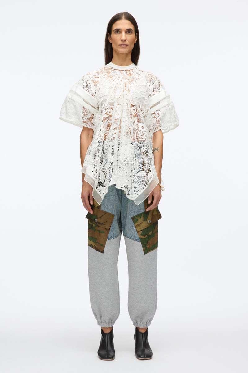 3.1 Phillip Lim Embroidered Lace Hankerchief Top outlook