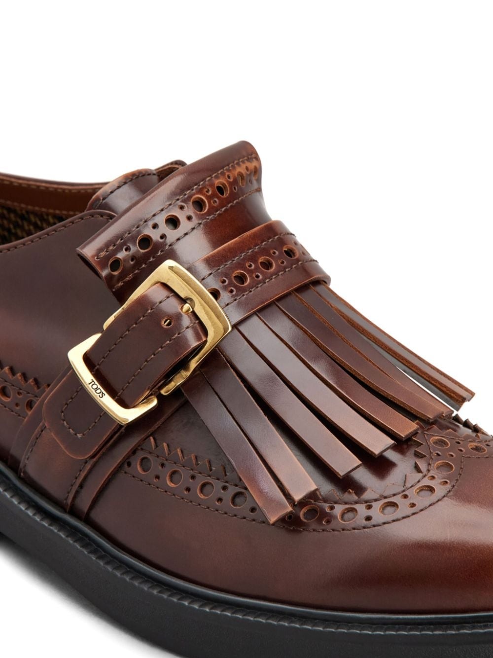 leather brogue shoes - 5