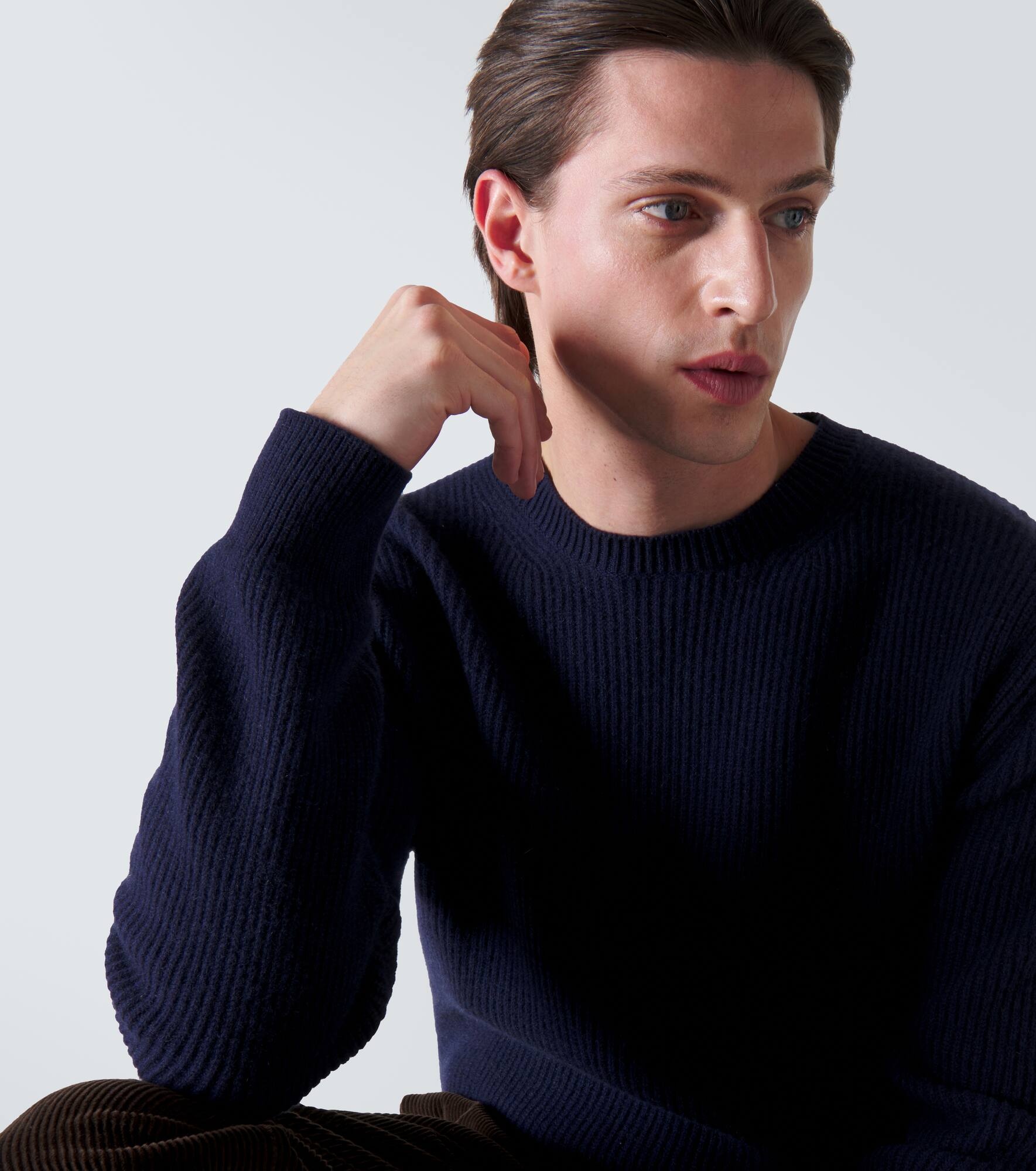 Ribbed-knit cashmere sweater - 5