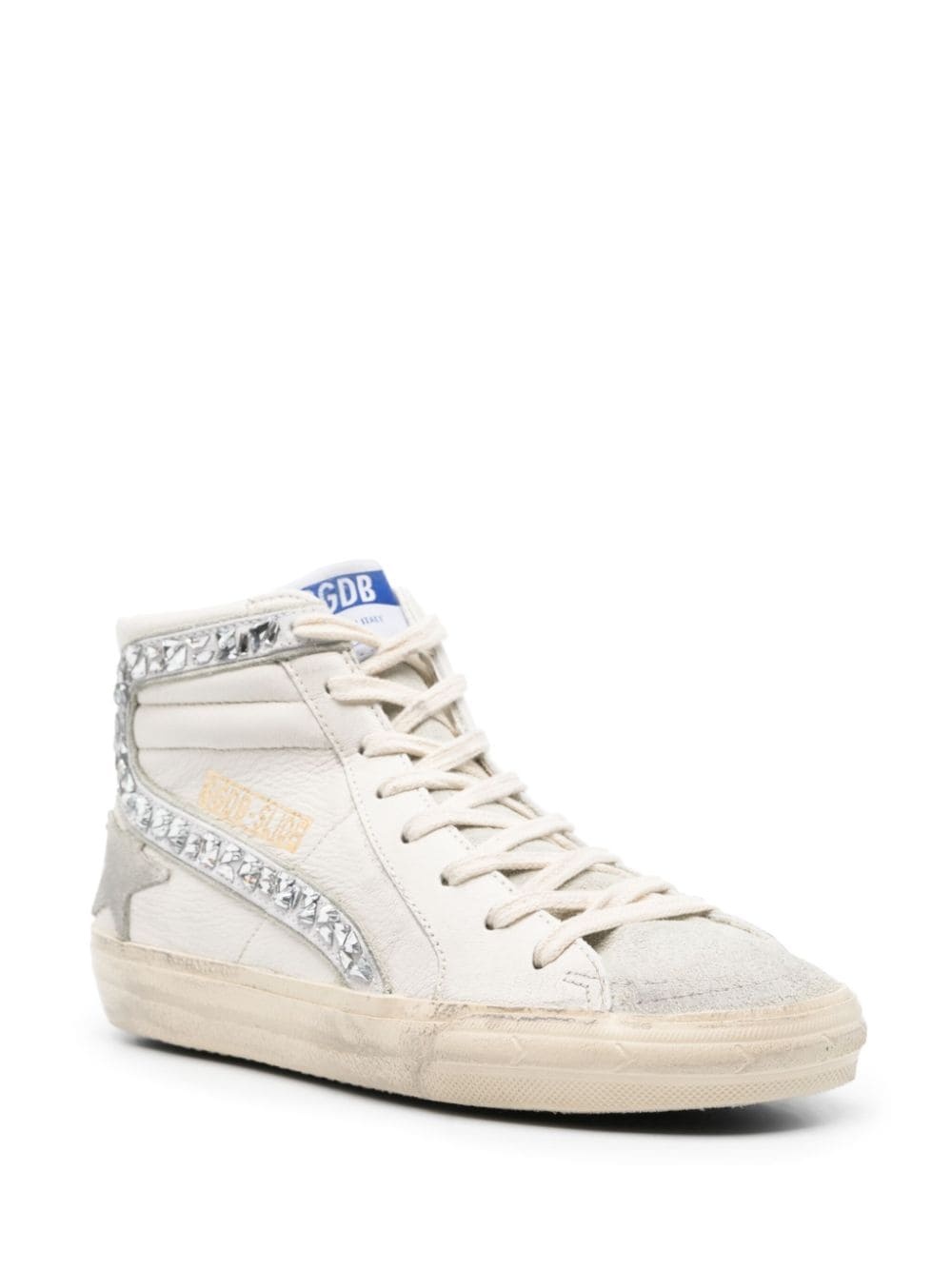 Slide crystal-embellished sneakers - 2