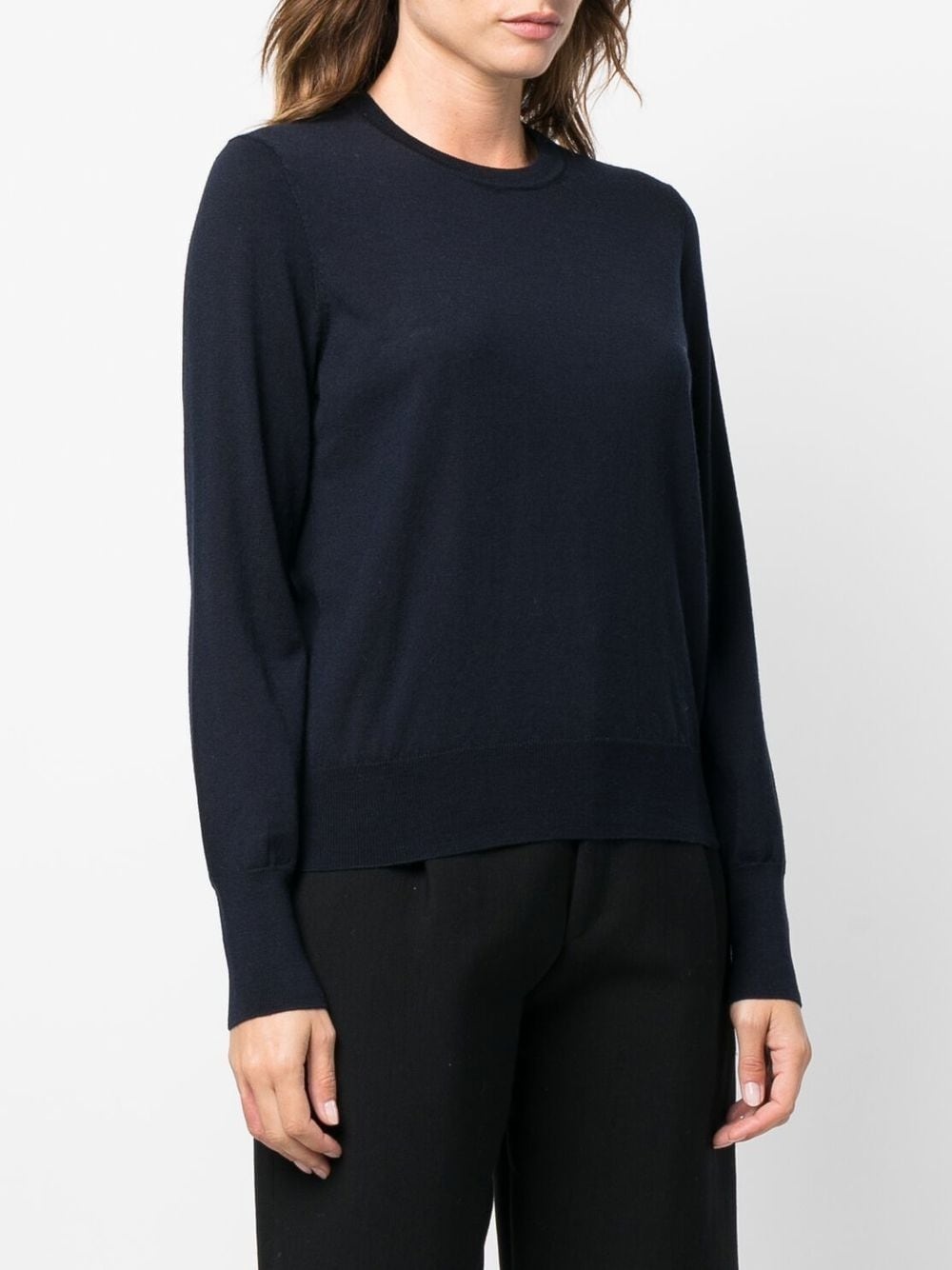 wool fine-knit top - 3