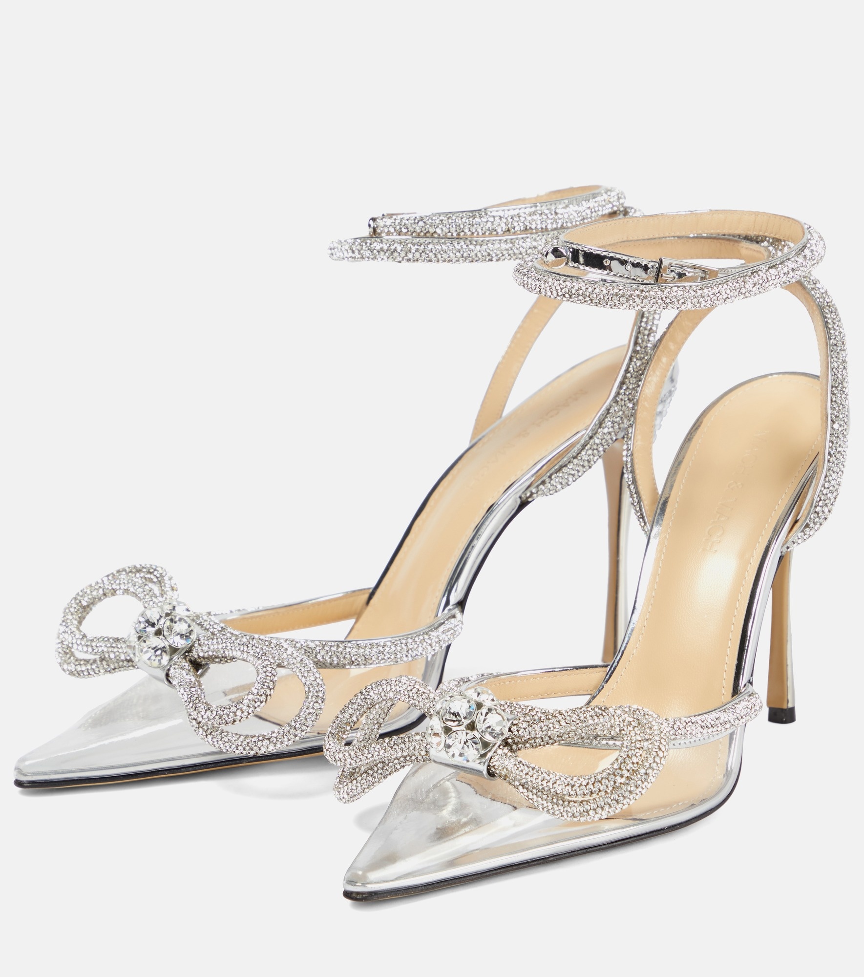 Double Bow embellished pumps - 4