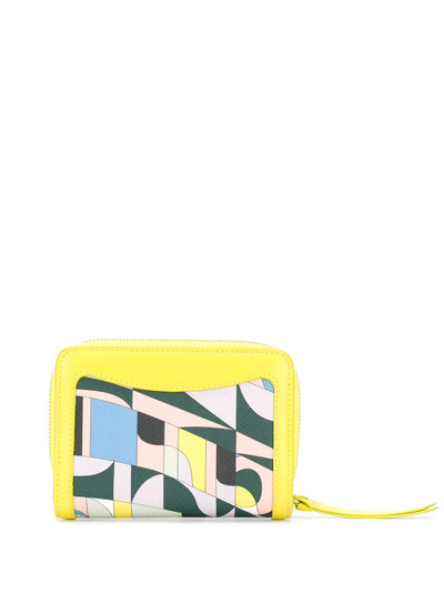 EMILIO PUCCI abstract print wallet outlook