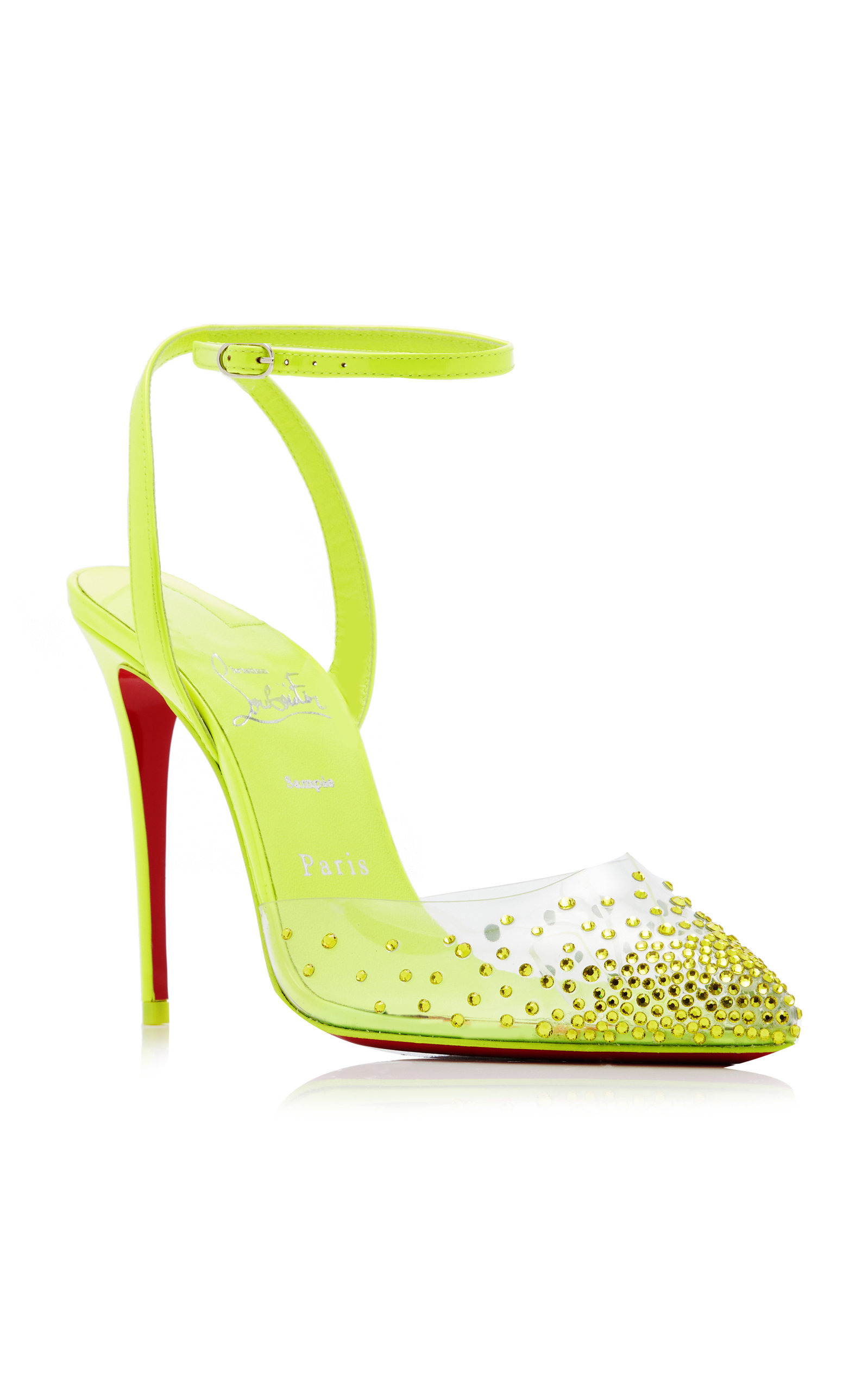 Spikaqueen Patent Leather and PVC Pumps yellow - 5