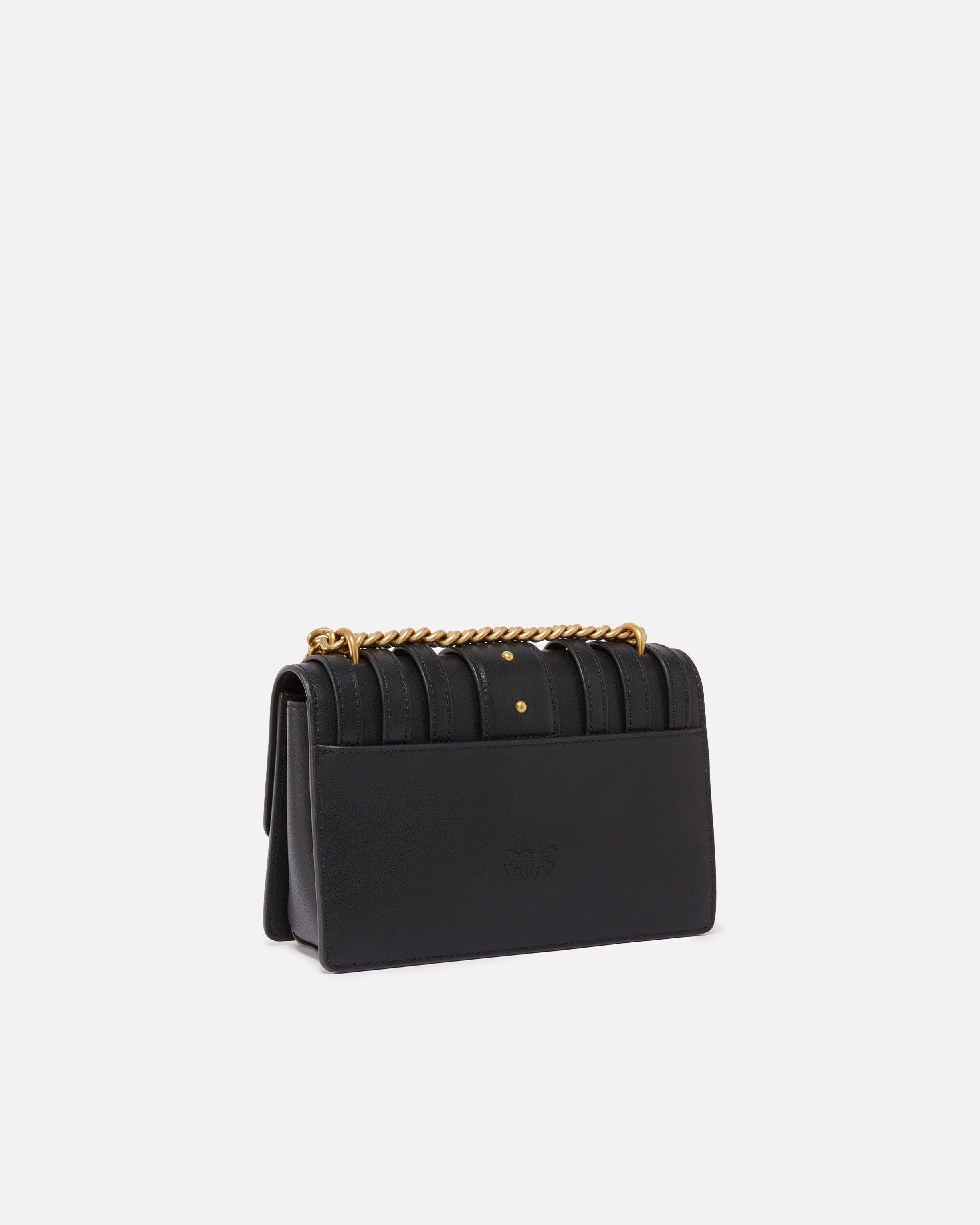 SMALL LEATHER LOVE BAG SHOULDER BAG WITH STRAPS - 2