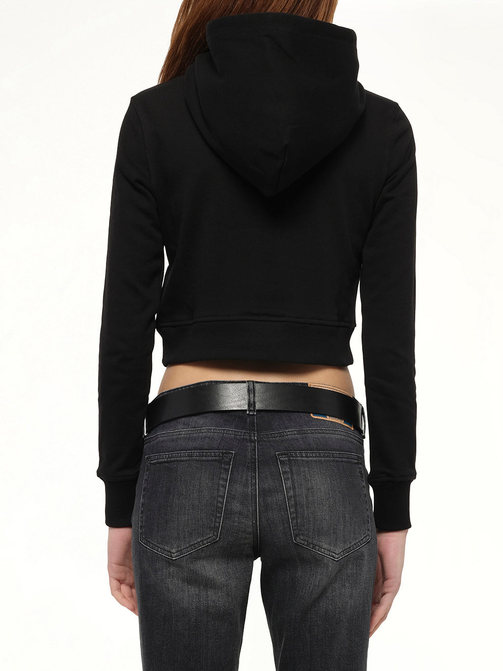 F-SLIMMY-HOOD-OD Hoodie in Black - 5