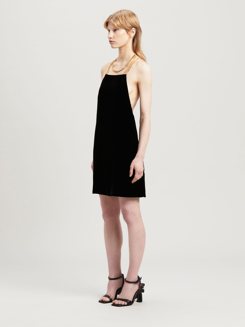 CHAIN VELVET DRESS 4