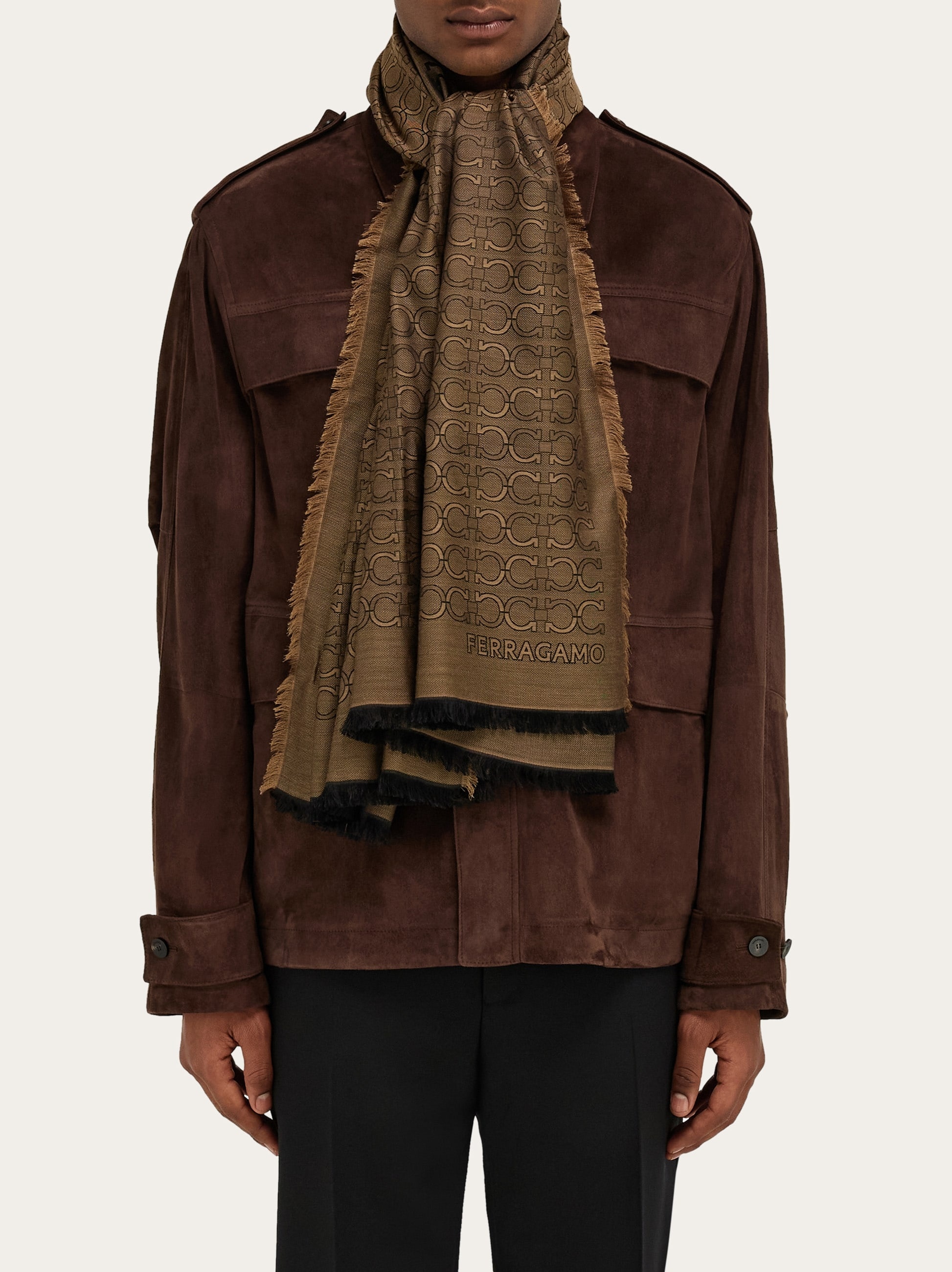 Silk and cashmere stole - 3