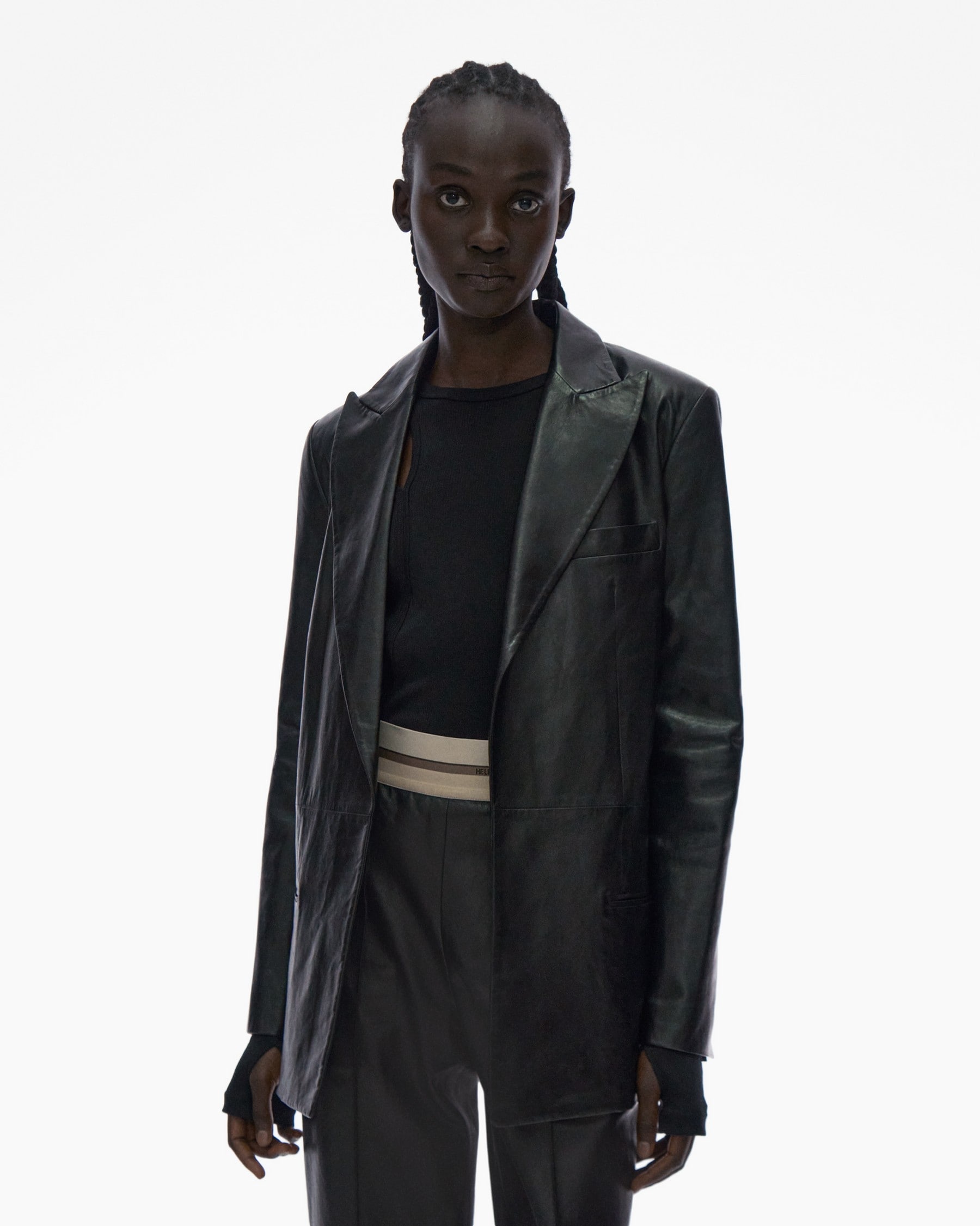 LEATHER BLAZER - 3