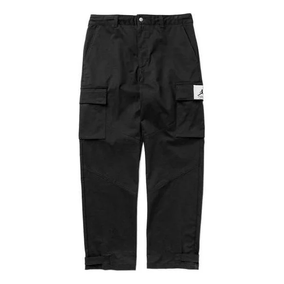 Air Jordan Solid Color Label Cargo-style Sports Pants Men's Black DQ7342-010 - 1